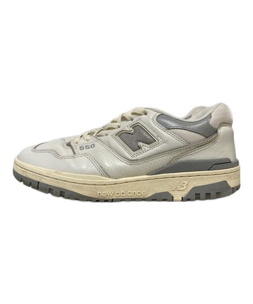 NEW BALANCE（ニューバランス）NEW BALANCE (ニューバランス) Aime Leon Dore (エメレオンドレ) ローカットスニーカー ホワイト×グレー サイズ:27cmの古着・服飾アイテム