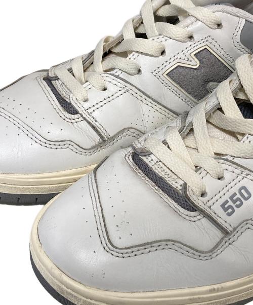 NEW BALANCE（ニューバランス）NEW BALANCE (ニューバランス) Aime Leon Dore (エメレオンドレ) ローカットスニーカー ホワイト×グレー サイズ:27cmの古着・服飾アイテム
