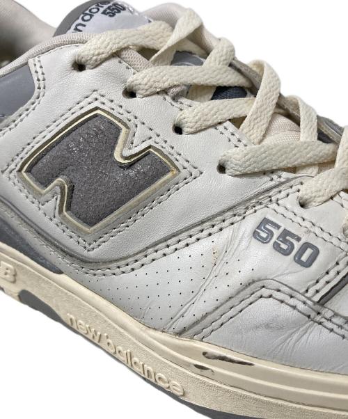 NEW BALANCE（ニューバランス）NEW BALANCE (ニューバランス) Aime Leon Dore (エメレオンドレ) ローカットスニーカー ホワイト×グレー サイズ:27cmの古着・服飾アイテム