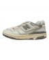 NEW BALANCE (ニューバランス) Aime Leon Dore (エメレオンドレ) ローカットスニーカー ホワイト×グレー サイズ:27cm：8000円