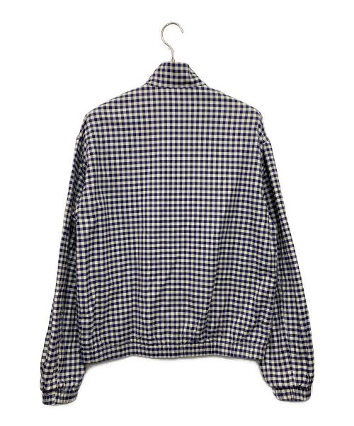 crest clothing（クレスト・クロージング）crest clothing (クレスト・クロージング) チェックブルゾン ブルー サイズ:Mの古着・服飾アイテム