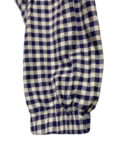 crest clothing（クレスト・クロージング）crest clothing (クレスト・クロージング) チェックブルゾン ブルー サイズ:Mの古着・服飾アイテム