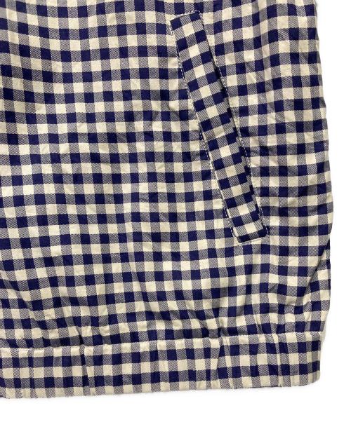 crest clothing（クレスト・クロージング）crest clothing (クレスト・クロージング) チェックブルゾン ブルー サイズ:Mの古着・服飾アイテム