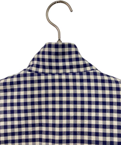 crest clothing（クレスト・クロージング）crest clothing (クレスト・クロージング) チェックブルゾン ブルー サイズ:Mの古着・服飾アイテム
