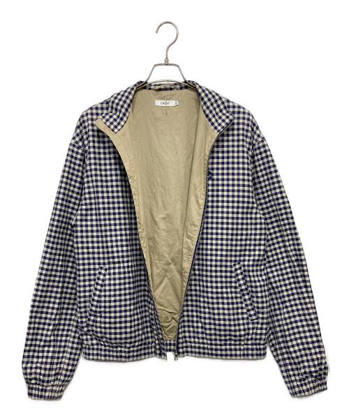 crest clothing（クレスト・クロージング）crest clothing (クレスト・クロージング) チェックブルゾン ブルー サイズ:Mの古着・服飾アイテム