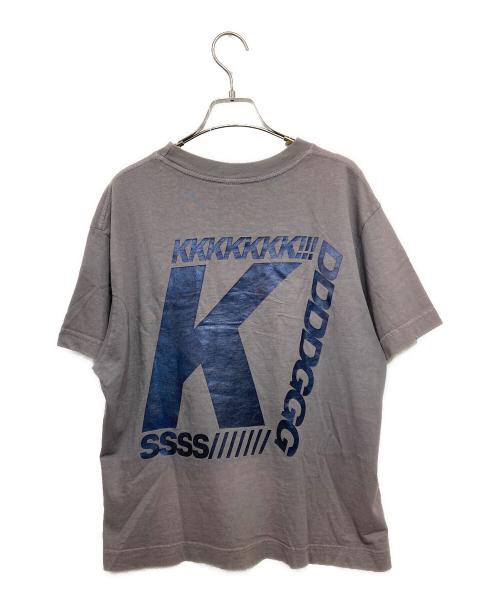 KDG（ケーディージー）KDG (ケーディージー) staff S/S tee パープル サイズ:Sの古着・服飾アイテム