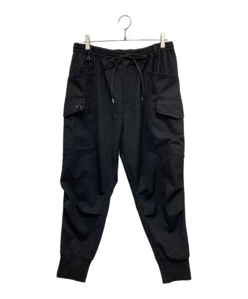 MSML（エムエスエムエル）MSML (エムエスエムエル) WIDE CARGO PANTS ブラック サイズ:Lの古着・服飾アイテム