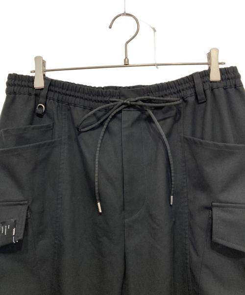 MSML（エムエスエムエル）MSML (エムエスエムエル) WIDE CARGO PANTS ブラック サイズ:Lの古着・服飾アイテム