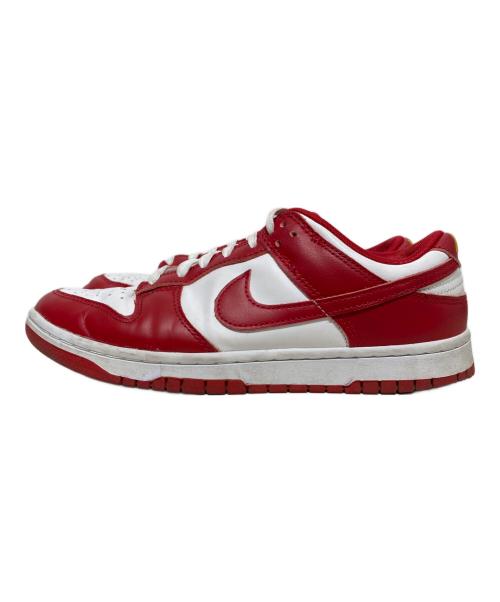 NIKE（ナイキ）NIKE (ナイキ) ローカットスニーカー レッド×ホワイト サイズ:25.5cmの古着・服飾アイテム