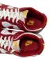 中古・古着 NIKE (ナイキ) ローカットスニーカー レッド×ホワイト サイズ:25.5cm：5000円