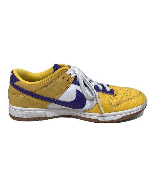 NIKE（ナイキ）NIKE (ナイキ) ローカットスニーカー イエロー×パープル サイズ:26の古着・服飾アイテム