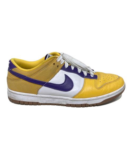 NIKE（ナイキ）NIKE (ナイキ) ローカットスニーカー イエロー×パープル サイズ:26の古着・服飾アイテム