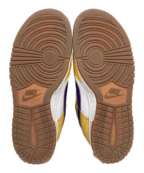 NIKE（ナイキ）NIKE (ナイキ) ローカットスニーカー イエロー×パープル サイズ:26の古着・服飾アイテム