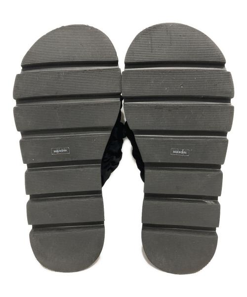 ENFOLD（エンフォルド）ENFOLD (エンフォルド) WAVE SANDAL ブラック サイズ:38の古着・服飾アイテム
