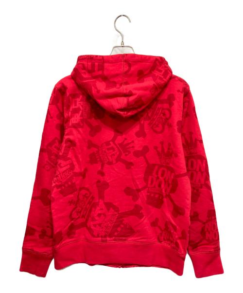 stussy（ステューシー）stussy (ステューシー) ジップパーカー レッド サイズ:Mの古着・服飾アイテム
