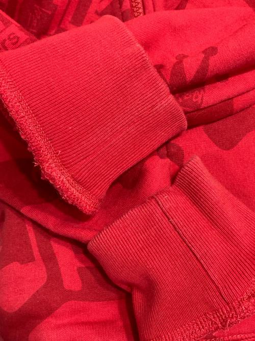 stussy（ステューシー）stussy (ステューシー) ジップパーカー レッド サイズ:Mの古着・服飾アイテム