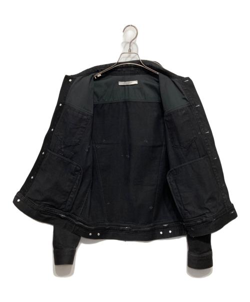 GIVENCHY（ジバンシィ）GIVENCHY (ジバンシィ) デストロイ加工デニムジャケット ブラック サイズ:Ｍの古着・服飾アイテム