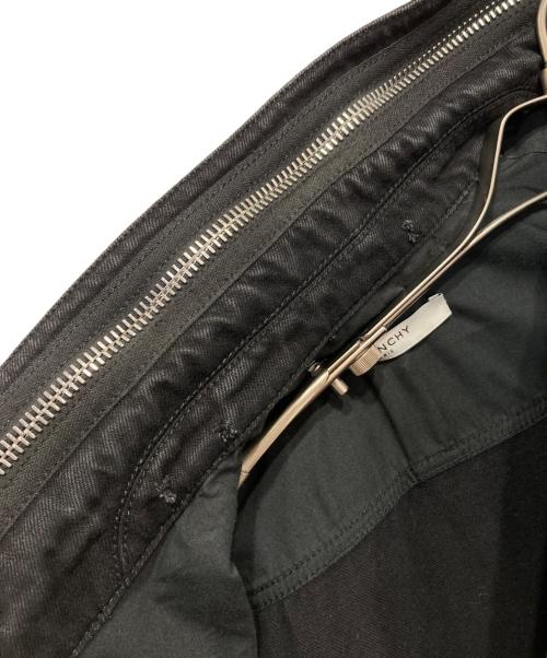 GIVENCHY（ジバンシィ）GIVENCHY (ジバンシィ) デストロイ加工デニムジャケット ブラック サイズ:Ｍの古着・服飾アイテム
