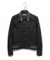 GIVENCHY（ジバンシィ）の古着「デストロイ加工デニムジャケット」｜ブラック