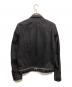 GIVENCHY (ジバンシィ) デストロイ加工デニムジャケット ブラック サイズ:Ｍ：27000円