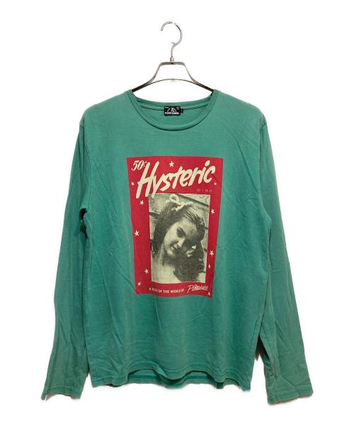 Hysteric Glamour（ヒステリックグラマー）Hysteric Glamour (ヒステリックグラマー) 長袖Tシャツ グリーン サイズ:Lの古着・服飾アイテム