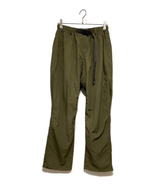 GRAMICCI（グラミチ）GRAMICCI (グラミチ) LOWERCASE NYLON TRACK PANT グリーン サイズ:Mの古着・服飾アイテム