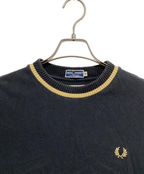 77circa（ナナナナサーカ）77circa (ナナナナサーカ) FRED PERRY (フレッドペリー) Twin Tipped  KNIT ネイビー サイズ:38の古着・服飾アイテム