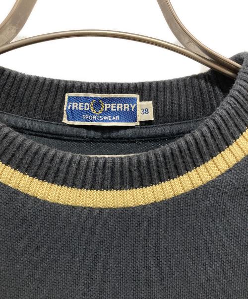 77circa（ナナナナサーカ）77circa (ナナナナサーカ) FRED PERRY (フレッドペリー) Twin Tipped  KNIT ネイビー サイズ:38の古着・服飾アイテム