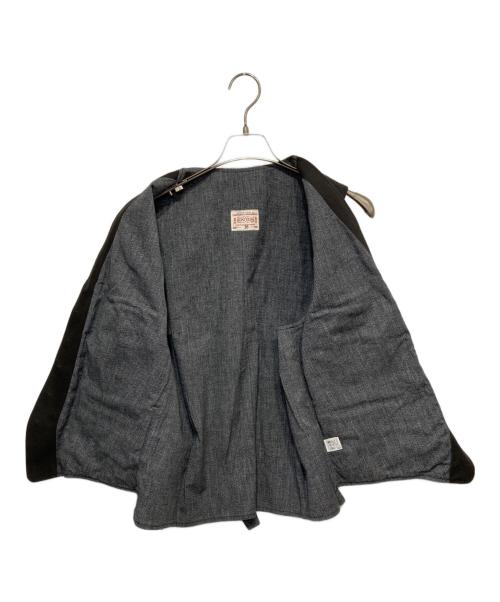BONCOURA（ボンクラ）BONCOURA (ボンクラ) STRAY SHEEP (ストレイシープ) 別注 ODD VEST グレー×ブラック サイズ:38の古着・服飾アイテム