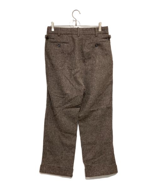 A.PRESSE（アプレッセ）A.PRESSE (アプレッセ) ウールタックパンツ ブラウン サイズ:2の古着・服飾アイテム