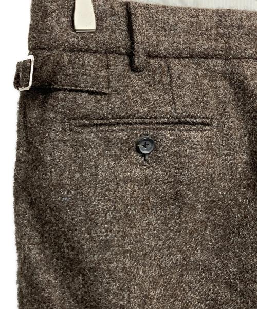 A.PRESSE（アプレッセ）A.PRESSE (アプレッセ) ウールタックパンツ ブラウン サイズ:2の古着・服飾アイテム