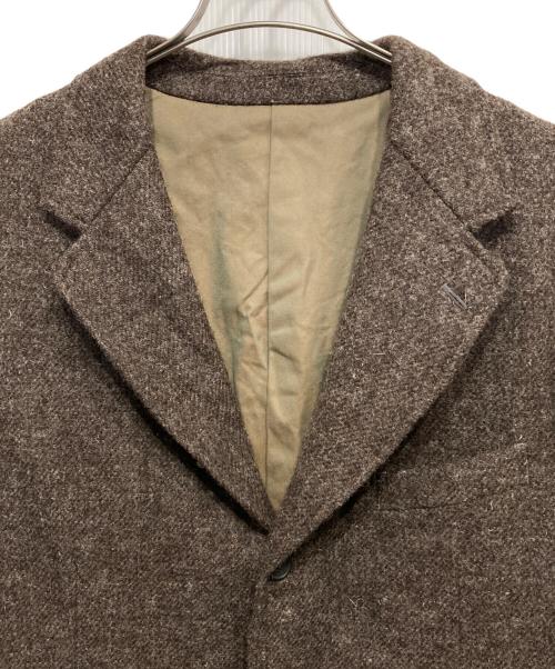 A.PRESSE（アプレッセ）A.PRESSE (アプレッセ) ツイードテーラードジャケット ブラウン サイズ:3の古着・服飾アイテム