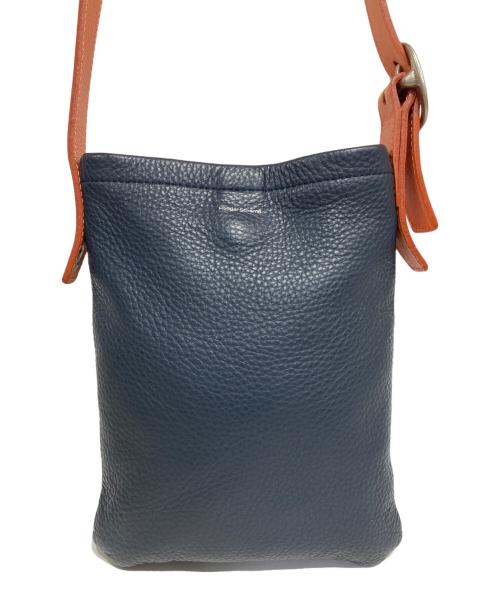 HENDER SCHEME（エンダースキーマ）Hender Scheme (エンダースキーマ) one side belt bag small ネイビー×オレンジの古着・服飾アイテム