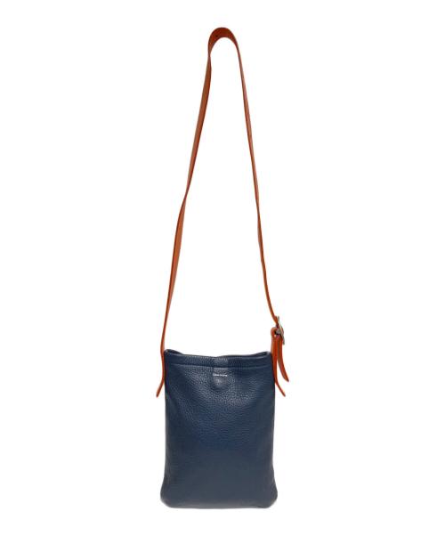HENDER SCHEME（エンダースキーマ）Hender Scheme (エンダースキーマ) one side belt bag small ネイビー×オレンジの古着・服飾アイテム