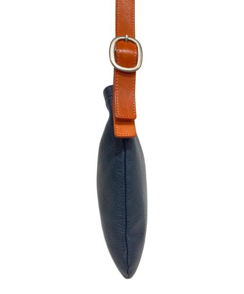 HENDER SCHEME（エンダースキーマ）Hender Scheme (エンダースキーマ) one side belt bag small ネイビー×オレンジの古着・服飾アイテム