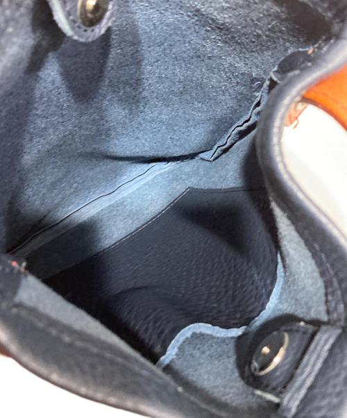 HENDER SCHEME（エンダースキーマ）Hender Scheme (エンダースキーマ) one side belt bag small ネイビー×オレンジの古着・服飾アイテム