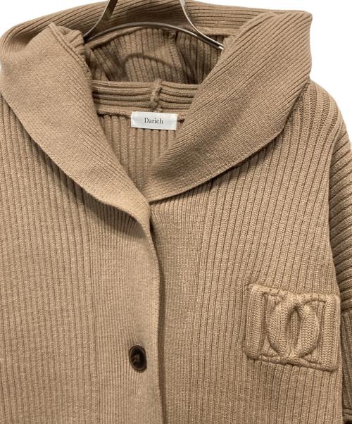 darich（ダーリッチ）Darich (ダーリッチ) ローウエストデザインニットワンピース ブラウン サイズ:Freeの古着・服飾アイテム