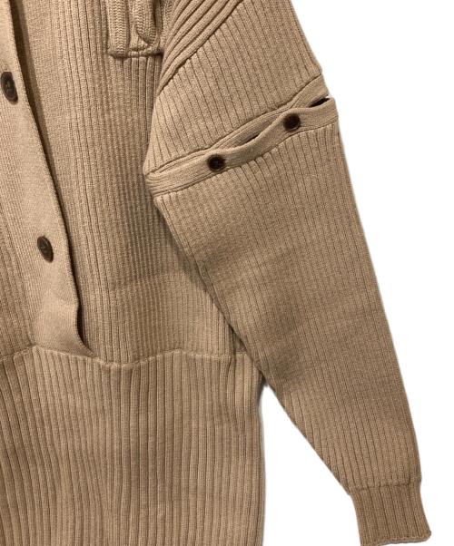 darich（ダーリッチ）Darich (ダーリッチ) ローウエストデザインニットワンピース ブラウン サイズ:Freeの古着・服飾アイテム