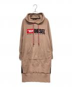 DIESELディーゼル）の古着「パーカーワンピース」｜ブラウン