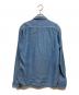 MOMOTARO JEANS (桃太郎ジーンズ) ワークシャツ ブルー サイズ:38：7000円