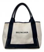 BALENCIAGAバレンシアガ）の古着「トートバッグ」｜ホワイト×ブラック