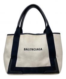 BALENCIAGA（バレンシアガ）の古着「トートバッグ」｜ホワイト×ブラック