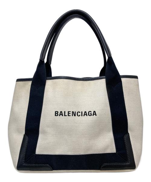 BALENCIAGA（バレンシアガ）BALENCIAGA (バレンシアガ) トートバッグ ホワイト×ブラック サイズ:-の古着・服飾アイテム