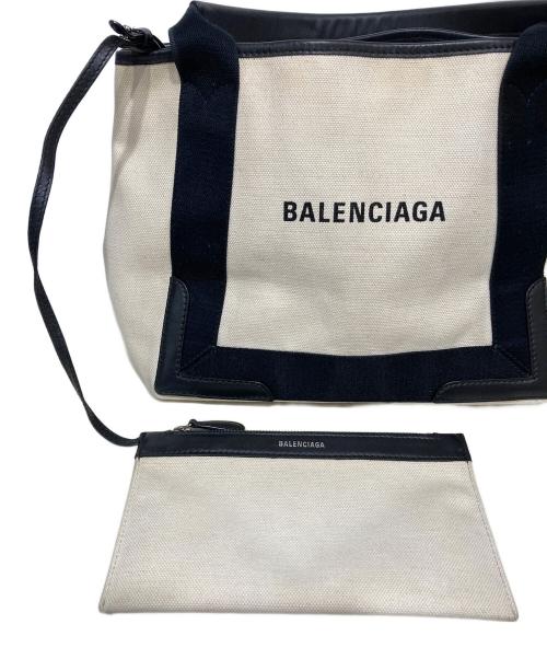 BALENCIAGA（バレンシアガ）BALENCIAGA (バレンシアガ) トートバッグ ホワイト×ブラック サイズ:-の古着・服飾アイテム