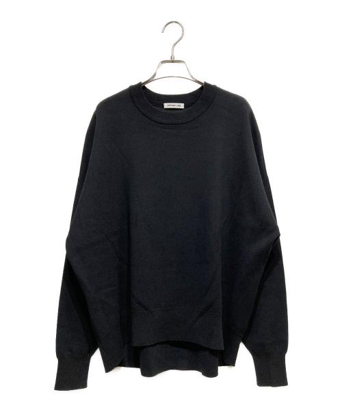 EVERYDAY I LIKE.（エヴリデイ アイ ライク）EVERYDAY I LIKE. (エヴリデイ アイ ライク) Smooth Relax ニット ブラック サイズ:Freeの古着・服飾アイテム