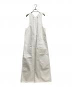 Plageプラージュ）の古着「カレンテージ 別注 W ZIP サロペット」｜ホワイト