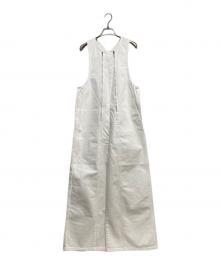 Plage（プラージュ）の古着「カレンテージ 別注 W ZIP サロペット」｜ホワイト