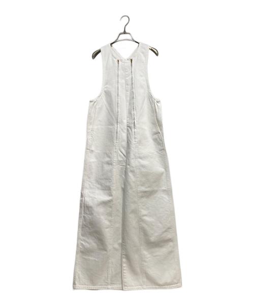 Plage（プラージュ）Plage (プラージュ) カレンテージ 別注 W ZIP サロペット ホワイト サイズ:8の古着・服飾アイテム
