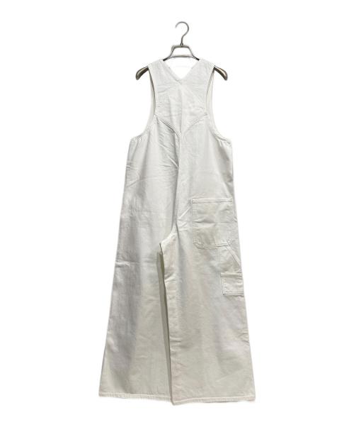 Plage（プラージュ）Plage (プラージュ) カレンテージ 別注 W ZIP サロペット ホワイト サイズ:8の古着・服飾アイテム