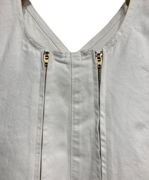 Plage（プラージュ）Plage (プラージュ) カレンテージ 別注 W ZIP サロペット ホワイト サイズ:8の古着・服飾アイテム
